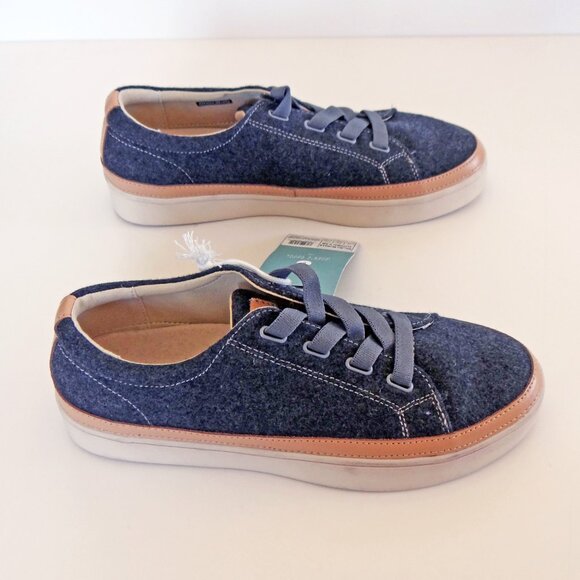 Revitalign Malibu Morgan Dark Charcoal Gray Sneaker Wool Size 8.5 B NWT - Picture 6 of 15